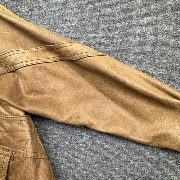 Wilson's Adventure Bound Brown Leather Jacket with Thinsulate Zip Out Liner Sz M - Picture 8 of 16